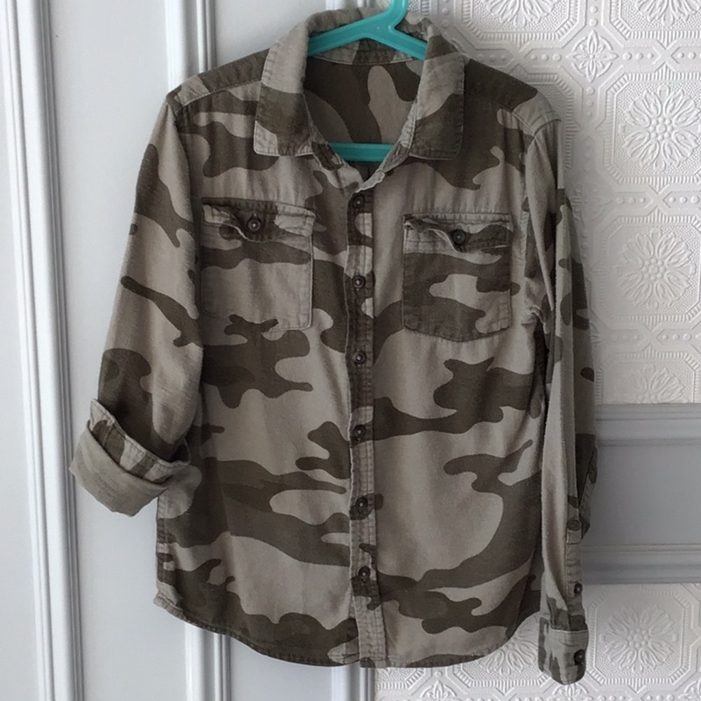 Boys Camouflage Shirt